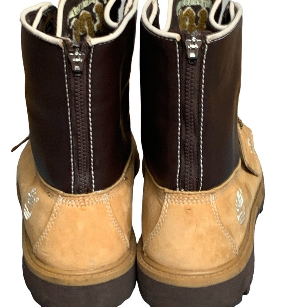 WOMENS WHEAT TIMBERLAND ZIP BACK PREMIUM SIZE 6 OG - Picture 3 of 7